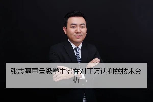 张志磊重量级拳击潜在对手万达利兹技术分析
